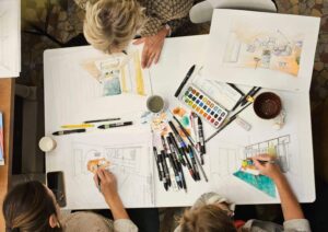 cours de dessin d'architecture d'intérieur