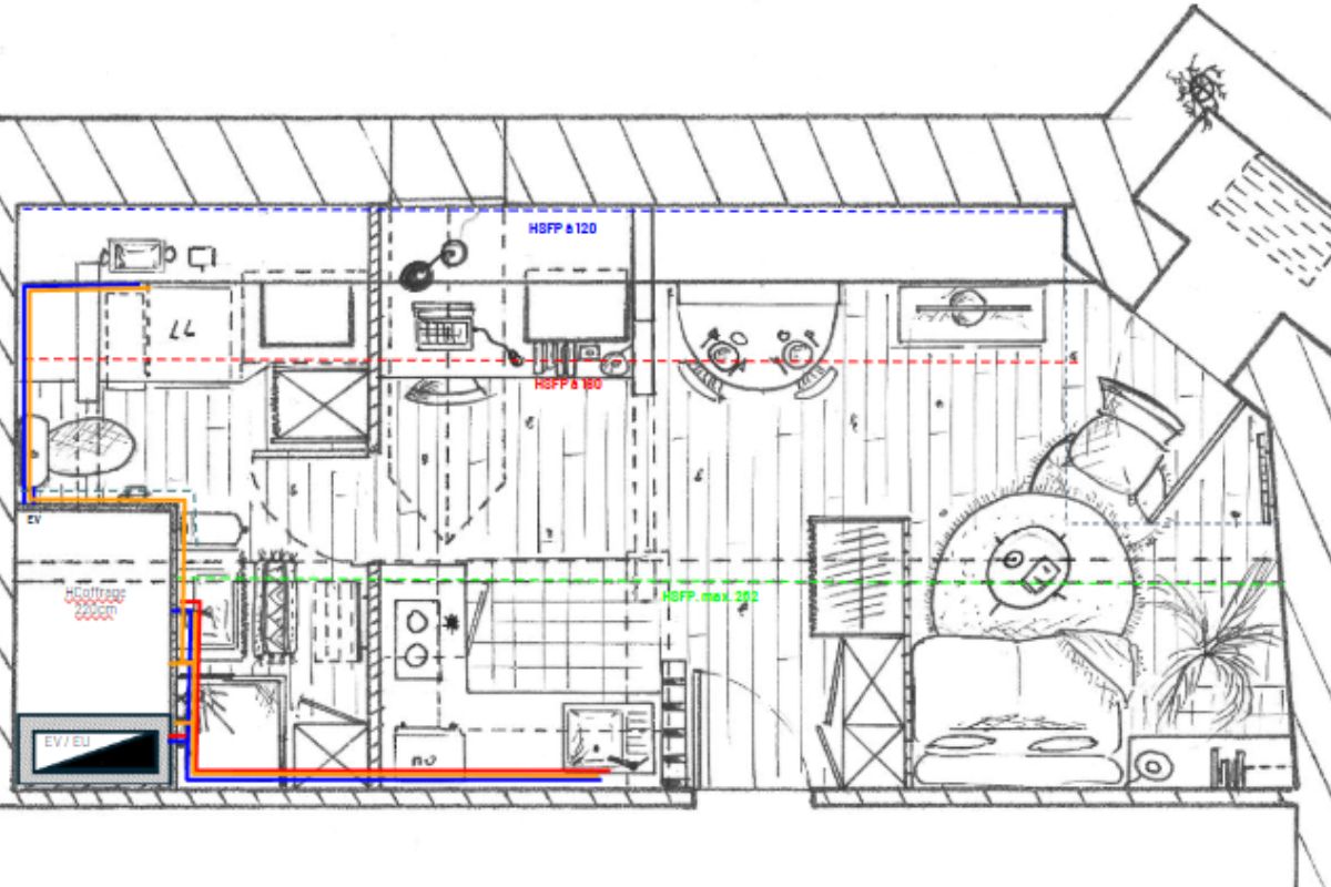 Aménager un studio étudiant : plan de l'avant projet sommaire 1