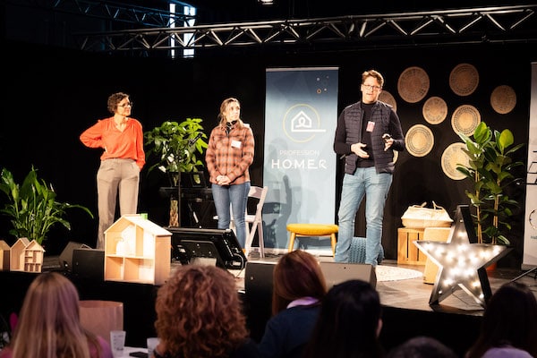 Intervention de la société Bât Recup au HOMERDAY École HOME 2024 Matériaux et matériels d'occasion avec Bât Recup