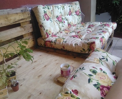 Salon de jardin en palettes d'Aline Copin Fabriquer un salon de jardin en palettes