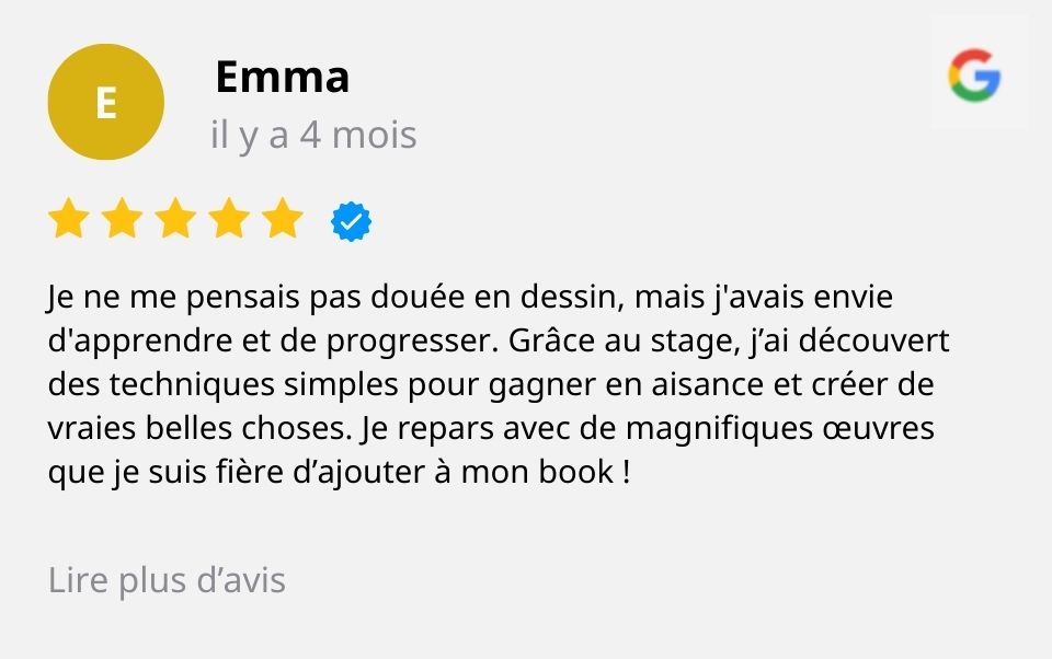 temoignage cours de dessin architecture d'intérieur emma