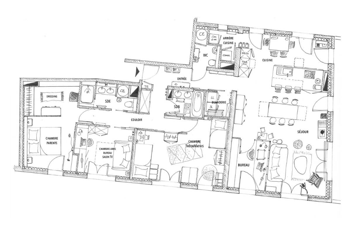 fusionner 2 appartements APS 3